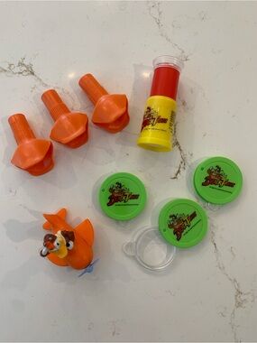 Vintage McDonald’s DuckTales HappyMeal Toy Lot Magnifying Glass, Whistles 80’s.
